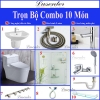 Combo Nhà Vệ Sinh Trọn Bộ 10 Món - CB01