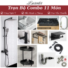Combo Nhà Vệ Sinh Trọn Bộ 11 Món - CB15 