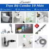 Combo Nhà Vệ Sinh Trọn Bộ 10 Món - CB01