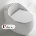 Bồn Cầu Trứng Tròn Trắng FORLER (BCT08)