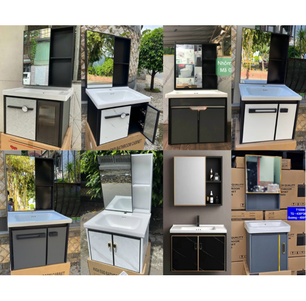 Bộ tủ + Lavabo + Gương LUSENTER (TLVB40)