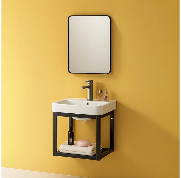 Tủ Lavabo Kèm Gương Vuông LUSENTER (TLVB06)