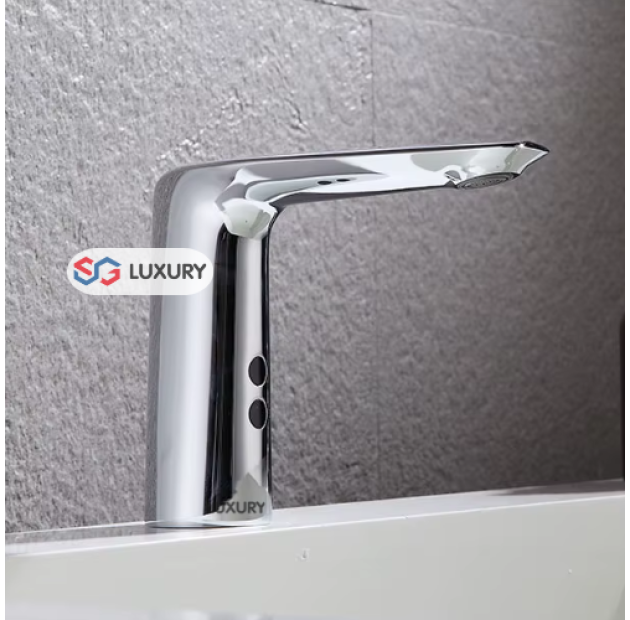 Vòi Lavabo Cảm Ứng Đồng Thau Mạ Crom LUSENTER ( VLBCU01)