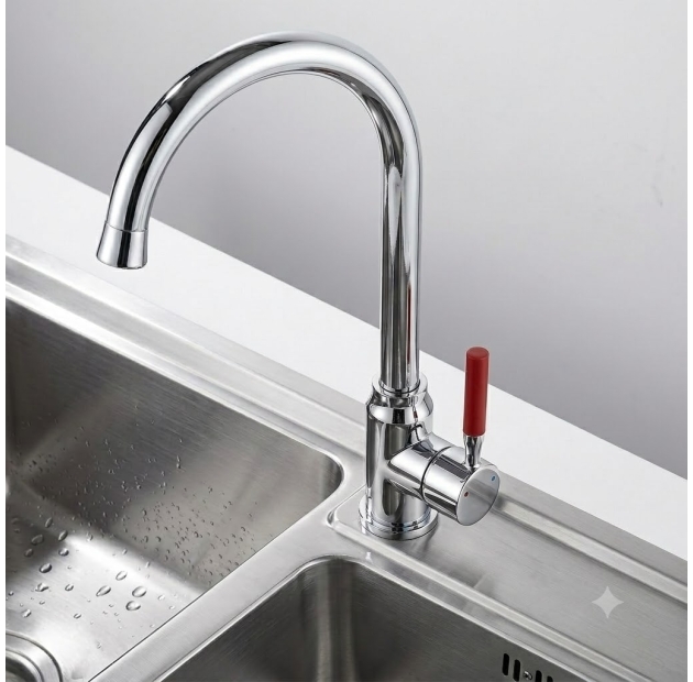 Vòi Chén Nóng Lạnh Xoay Bi 35cm (VC59)