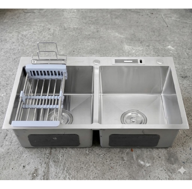 Chậu Rửa Chén Inox 304 Dày 3.5mm LUSENTER (BRC51)