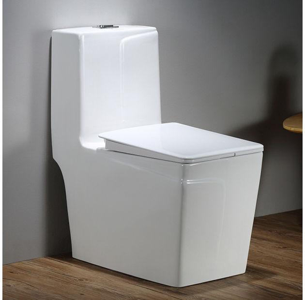 Bồn Cầu Một Khối Kiểu Dáng Vuông BCMK51