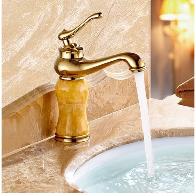 Vòi Lavabo Cổ Ngọc 20cm (VLB39)