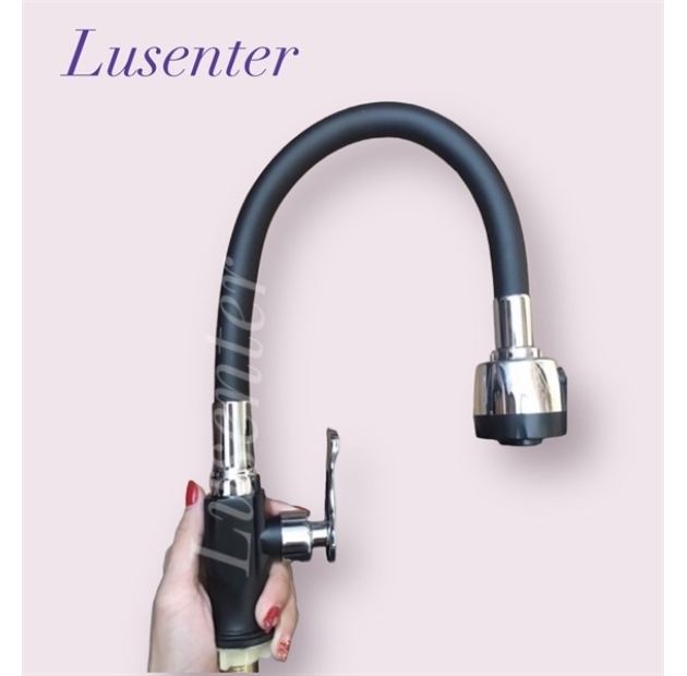 Vòi Chén Cao Su Lạnh Đầu Tròn LUSENTER (VC25)