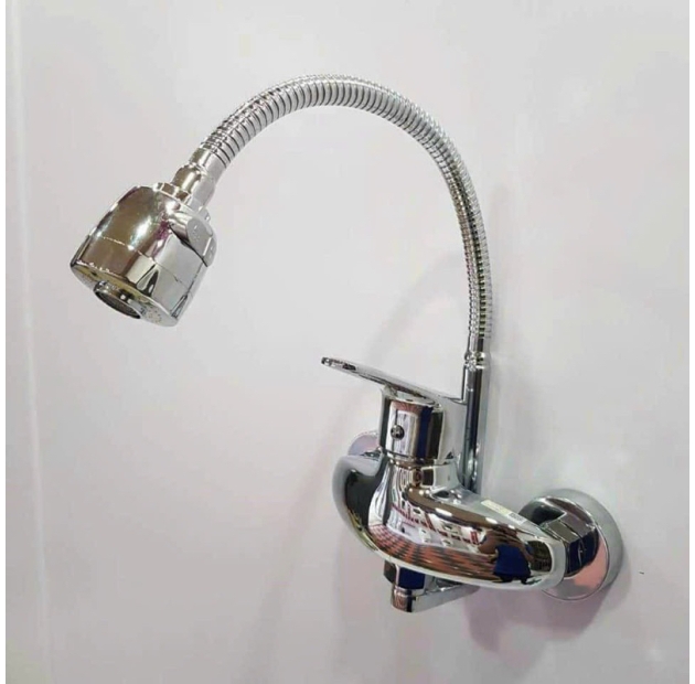 Vòi Rửa Chén Nóng Lạnh Inox 304 Âm Tường (VC72)