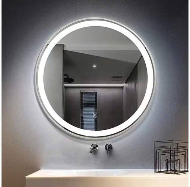 Gương Led Cảm Ứng Tròn Trắng 60*60 LUSENTER(G17)
