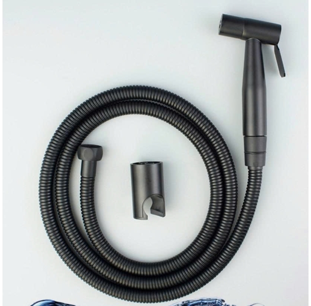 Vòi Xịt Vệ Sinh Sơn Tĩnh Điện Đen ( VX02)