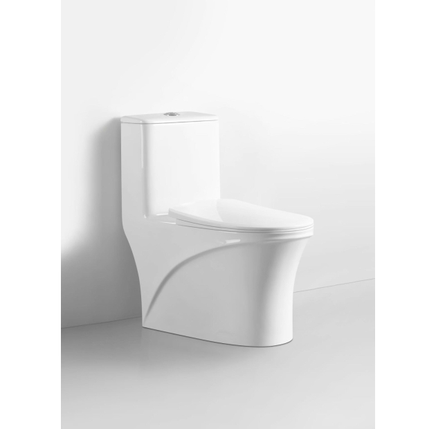 Bồn Cầu Một Khối Kiểu Dáng Sang Trọng 