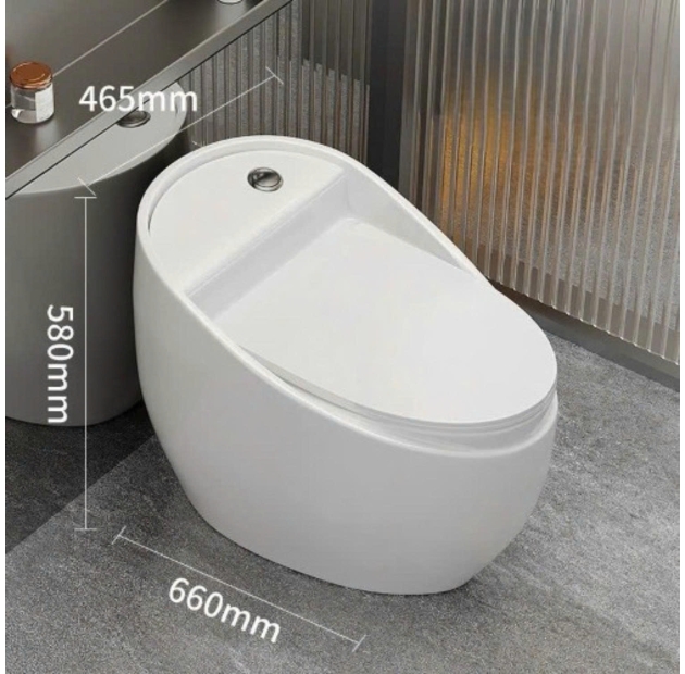 Bồn Cầu Trứng Cao Cấp Trắng Sứ BCT15