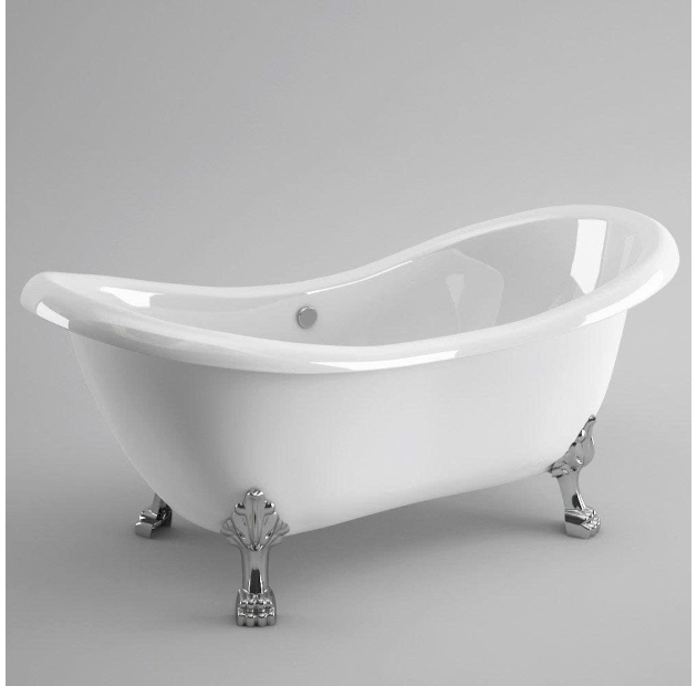 Bồn Tắm Chân Rồng Màu TRẮNG Cân LUSENTER - BT03