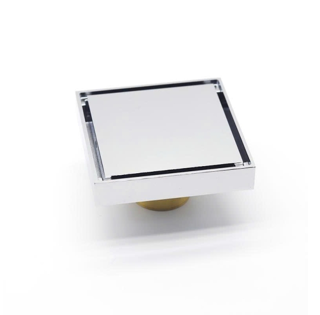 Phễu Sàn Vuông Inox 304 - Bóng 10x10 LUSENTER(PS14)