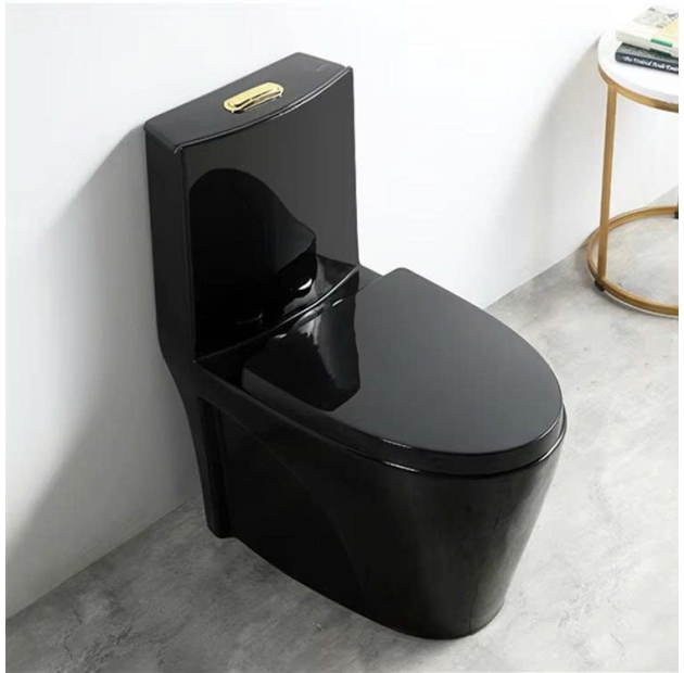 Bồn Cầu Một Khối Đen Cao LUSENTER (BCMK26)