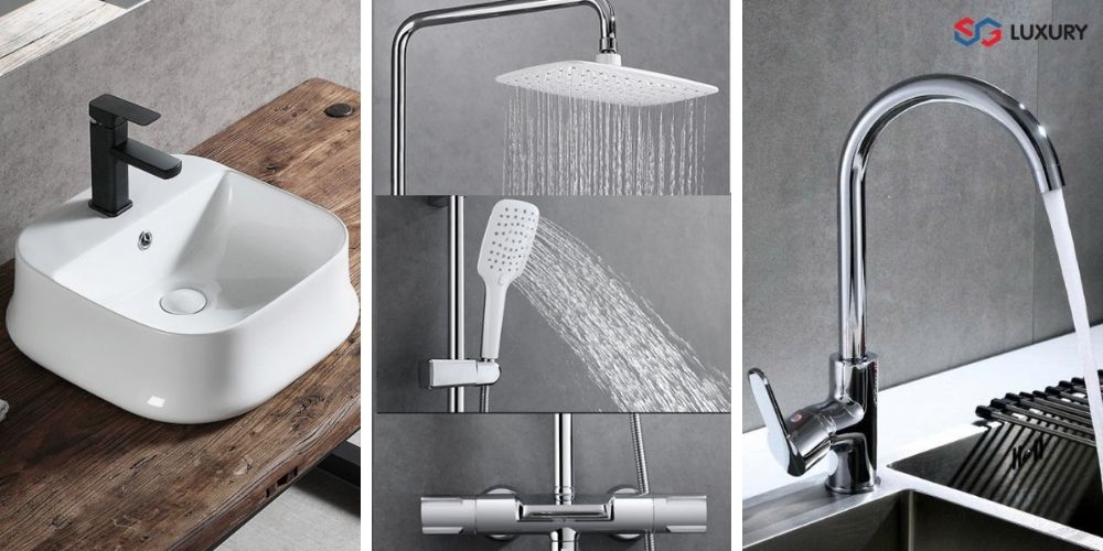 Thiết bị vệ sinh đa dạng mẫu mã, kích cỡ